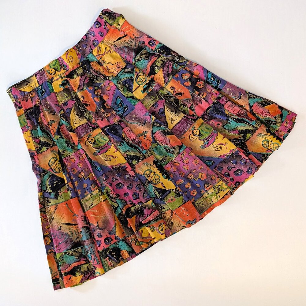 Colorful Vintage Skirt from The Limited; Size 8*; Made in the USA